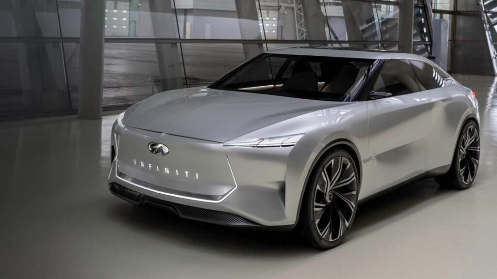 A concept EV with a futuristic design